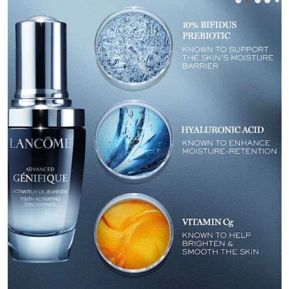 Lancôme Advanced Génifique Radiance Boosting Face Serum 20ml/.67oz - Picture 2 of 7